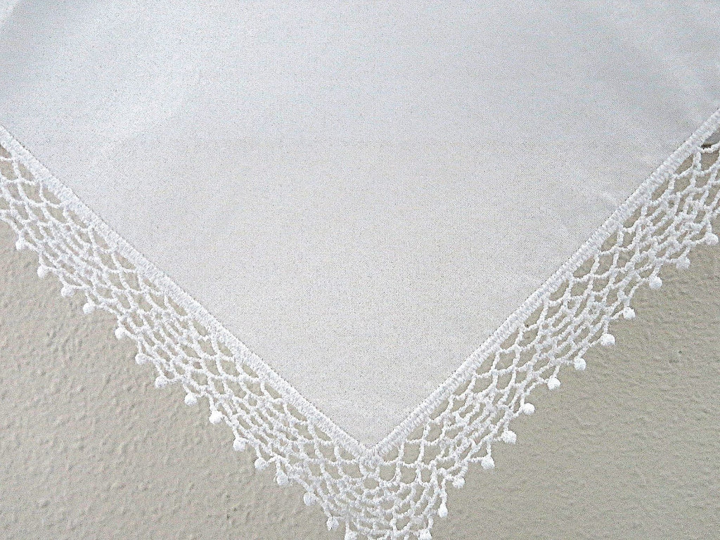 Embroidered Wedding Handkerchief with 1 Initial, Names & Date